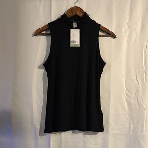 (NWT) H&M | Black Fitted Sleeveless Tank Top